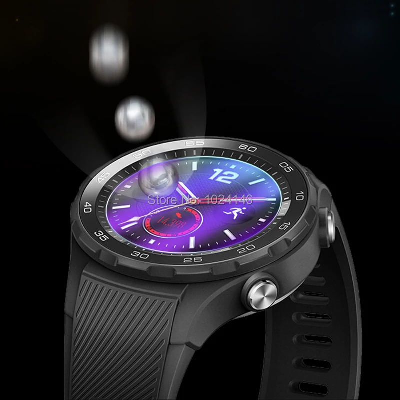Закаленное защитное стекло 9H 2.5D для Samsung Gear S3 S4 S2 / Galaxy Watch 42 мм 46 HD Clear/ Anti Blue Purple