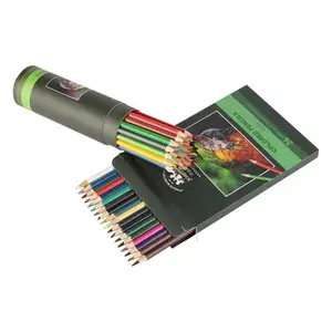 Деревянные масляные цветные карандаши, 122436 цветов, масляные цветные карандаши, масляные цветные карандаши для рисования, школьные принадлежности для художественных эскизов