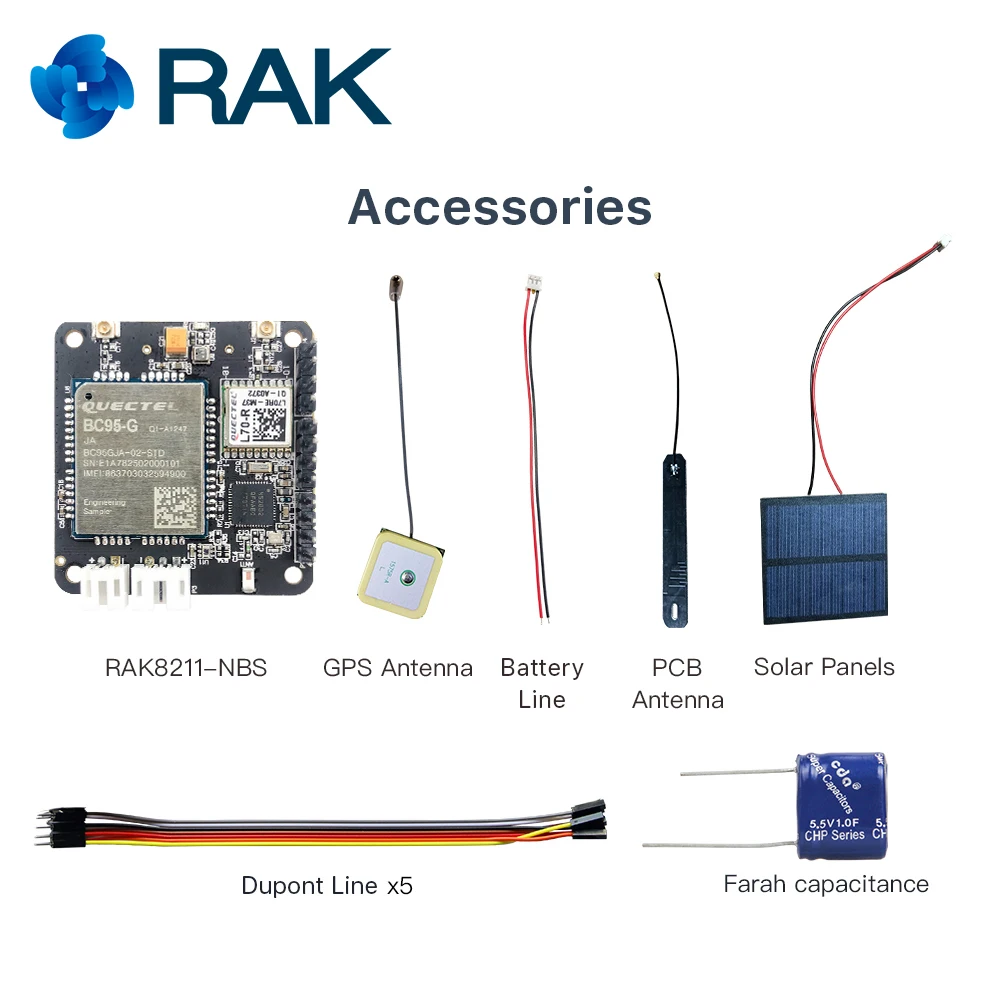 NB IoT Bluetooth 5 и раньше с Quectel BC95 сенсорный узел GPS Φ зарядное устройство солнечной