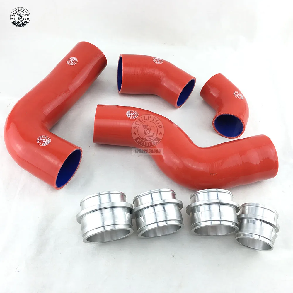 Комплект силиконовых турбо интеркулеров для трубного шланга V W GOLF MK5 MKV FSI 2 0 T GT I (4