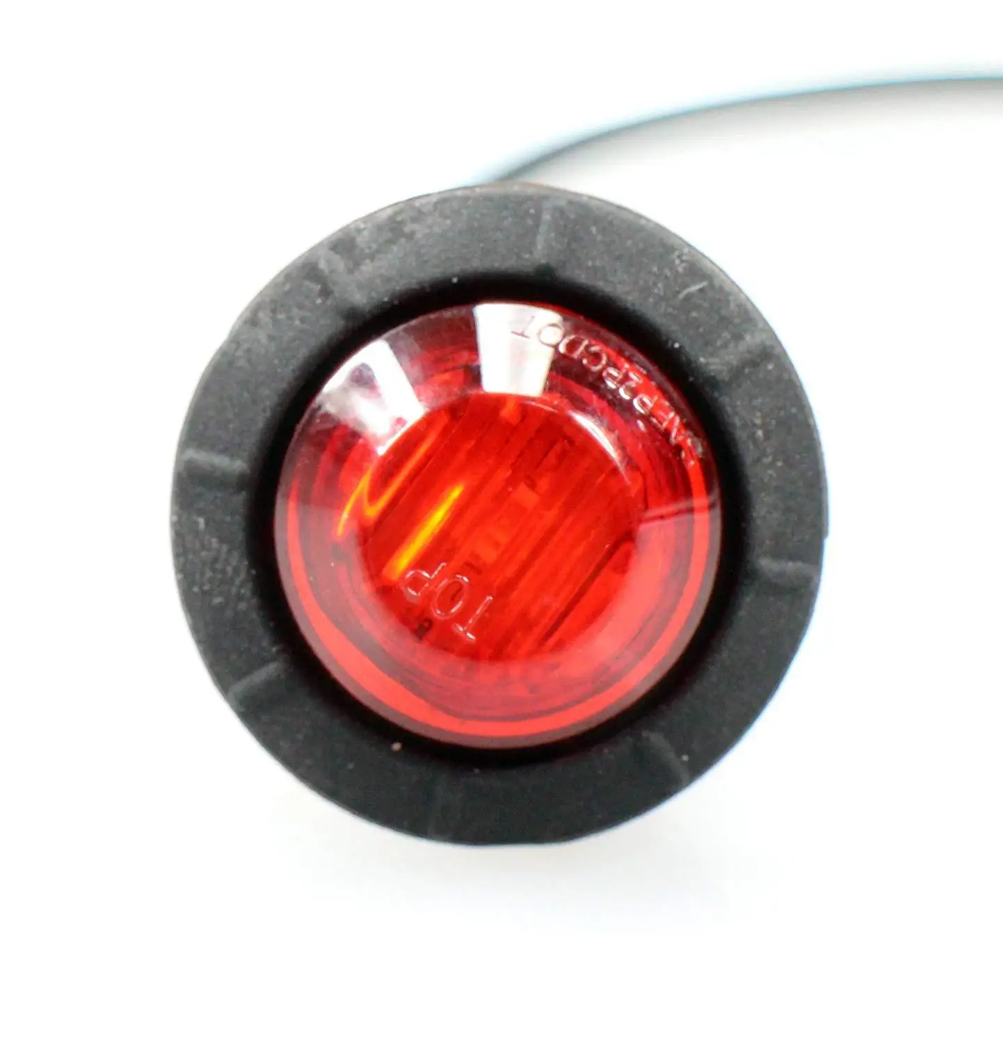 Fuleem 50 шт. 3led красный 3/4 дюймов Мини СВЕТОДИОДНЫЙ Датчик дорожного просвета