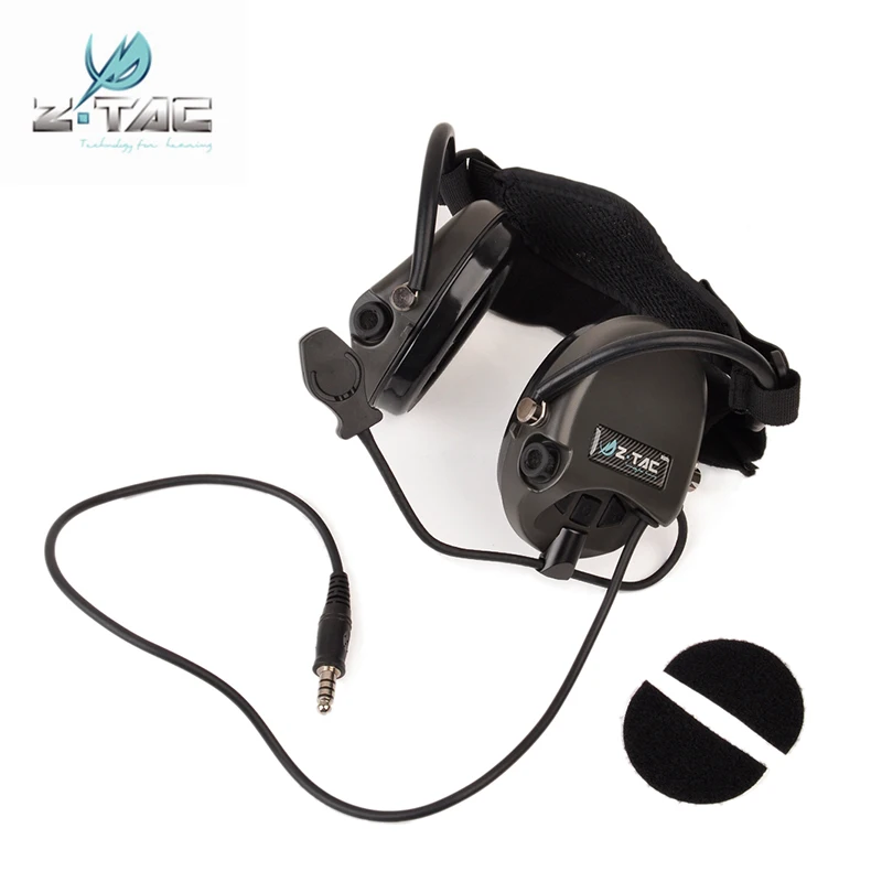 Z Tactical Softair TCI Liberator II Шейная гарнитура Airsoft военные наушники с шумоподавлением Pilot