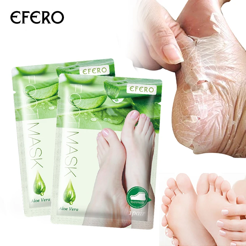 6pcs=3pair Aloe Foot Mask for Legs Peel Dead Skin Exfoliating Foot Mask Socks for Pedicure Cracked Heels Baby Foot Peeling Mask