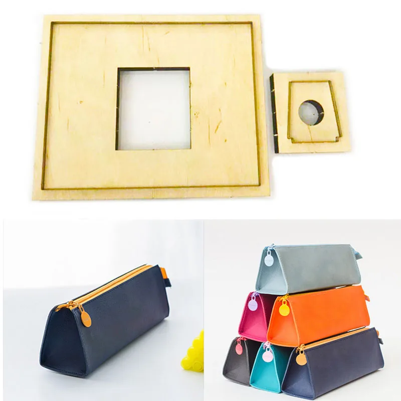 

1set DIY NewJapanSteel Blade wooden die CutteHome Handwork Leathercraft Sewing Pattern Tools Accessory Pen Case 60x50x200mm