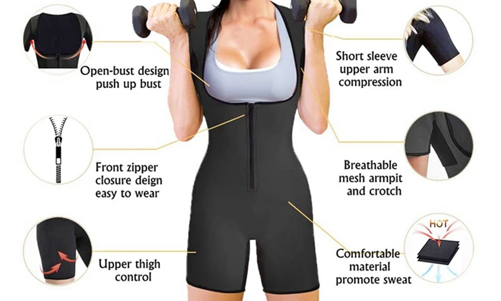 Горячая неопрена сауна спортивный костюм с длинными рукавами Body Shaper ultra Sweat Вес