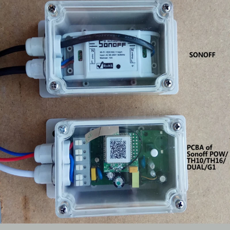 Распределительная коробка SONOFF из АБС-пластика IP66 водонепроницаемый чехол