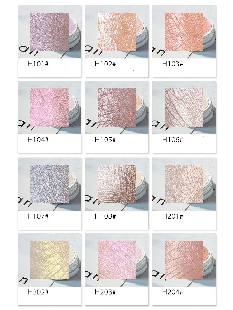 Палитра шиммеров для лица хайлайтеров блесков макияжа контура макияж