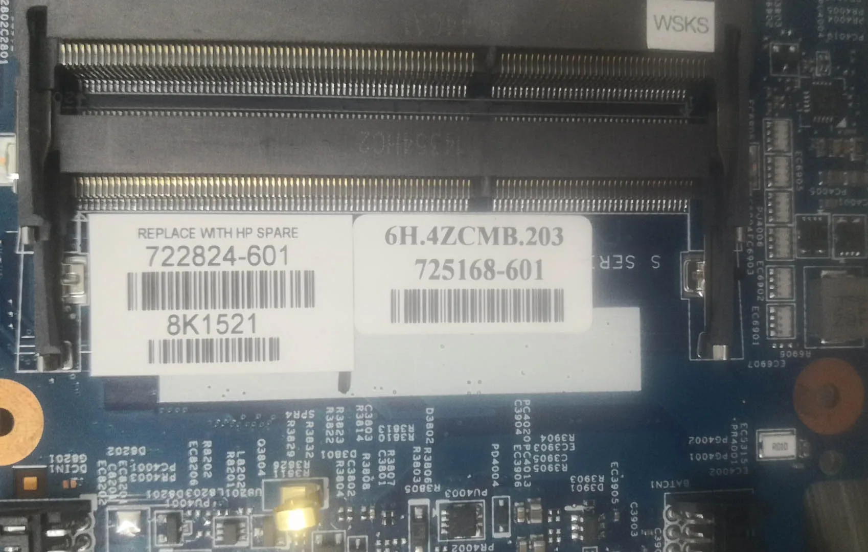 722824 601 501 001 для hp probook 445 455 G1 laptp Материнская плата ноутбука pc материнская 48.4ZC04.011