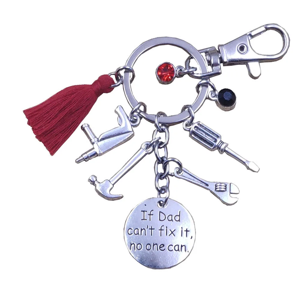 Брелок для ключей инструменты обслуживания молоток топор гаечный ключ