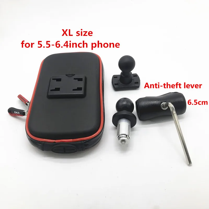 XL size bag kit Держатель для телефона в вилка стержневой кронштейн мотонавигатор кронштейн для Yamaha YZF R1 2002- R6 2006- R1M 2007 2008 - Цвет: XL size bag kit