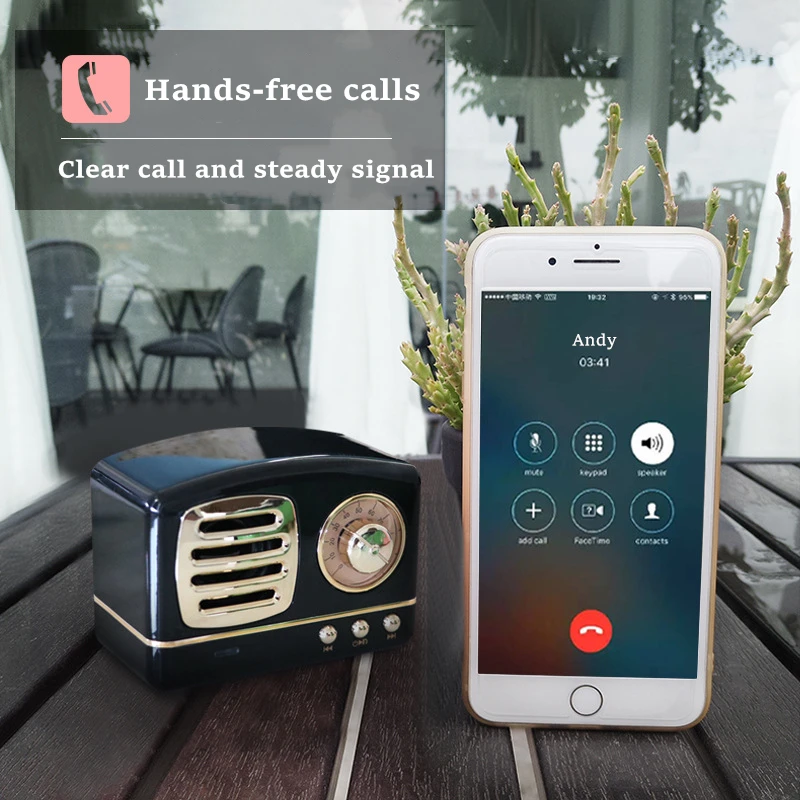 Bluetooth аудио мини портативный динамик USB TF карта Высокое качество FM радио