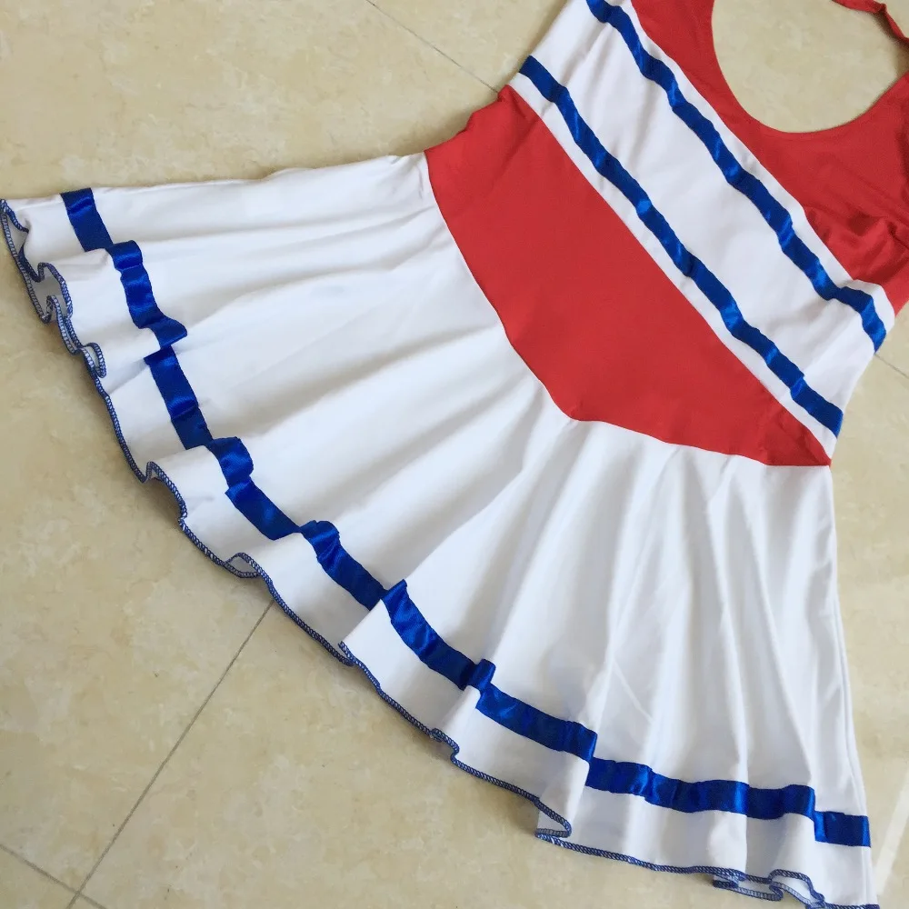 (2 шт. пом + 1 платье) женское тренировочное белье костюмы Arobic Униформа чирлидинга