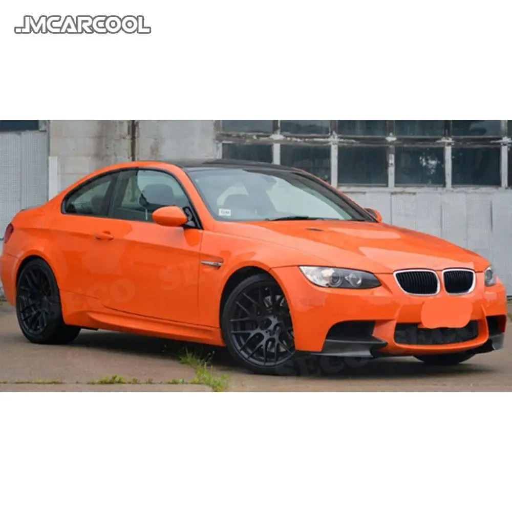 Carbon Fiber Car Front lip Splitters Flaps Aprons Cupwings For BMW 3 Series E90 E92 E93 M3 2007-2013 FRP Bumper Guard | Автомобили и