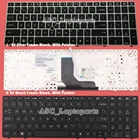 Новая английская клавиатура QWERTY для HP Probook 6560B 6565B 6570B 6575B 8570P 8560P, серебристаячерная рамка, указатель