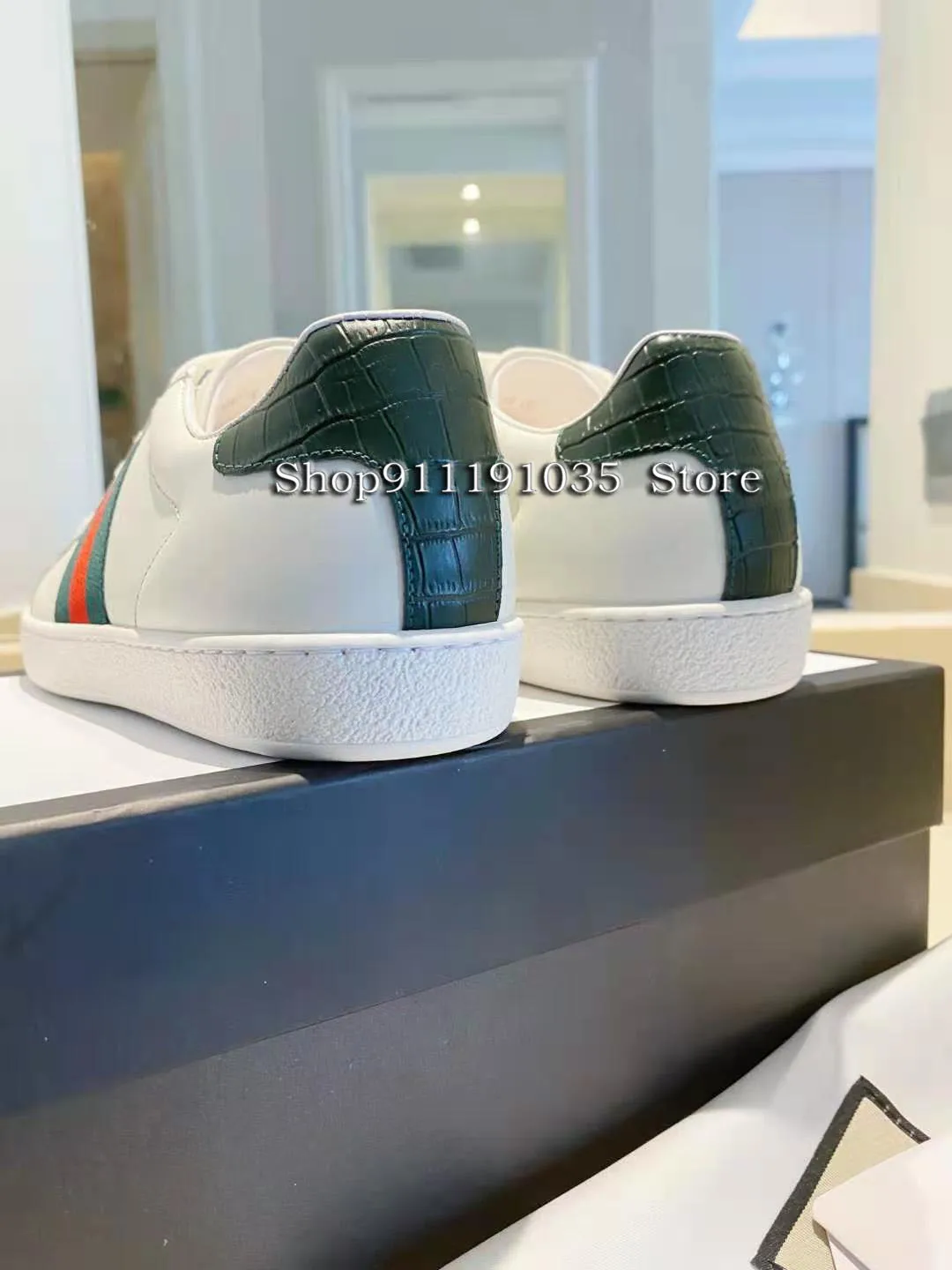 

2021 spring and summer new top quality designer brand couple fashion luxury imported Italian leather sneakers 34-45 size