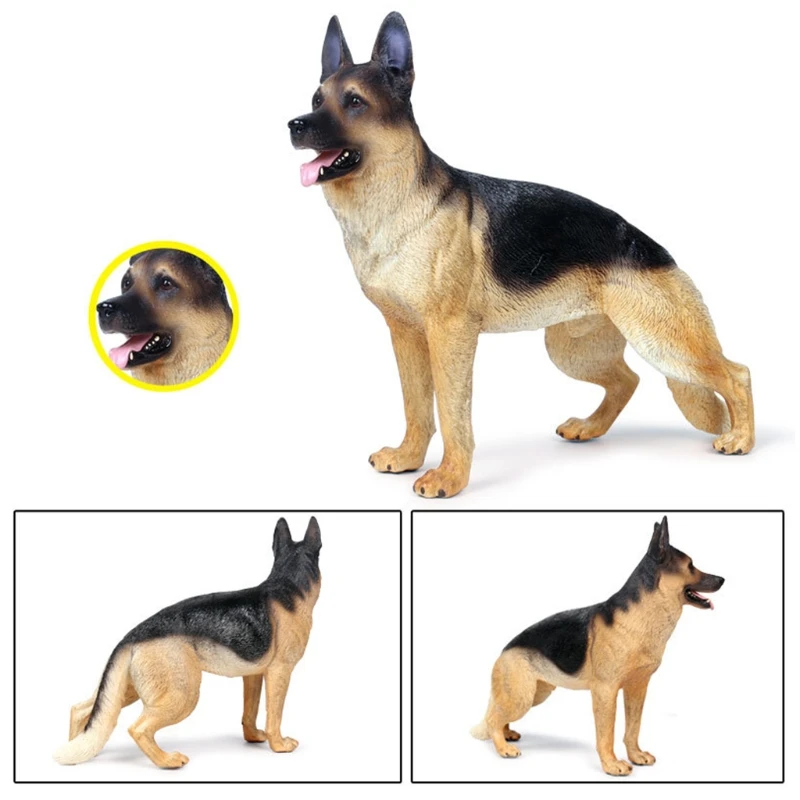 

Realistic German Shepherd Dog Toys Plastic Dogs Mini Animal Figures Kids & Toddlers Great Birthday Gifts Party Favors