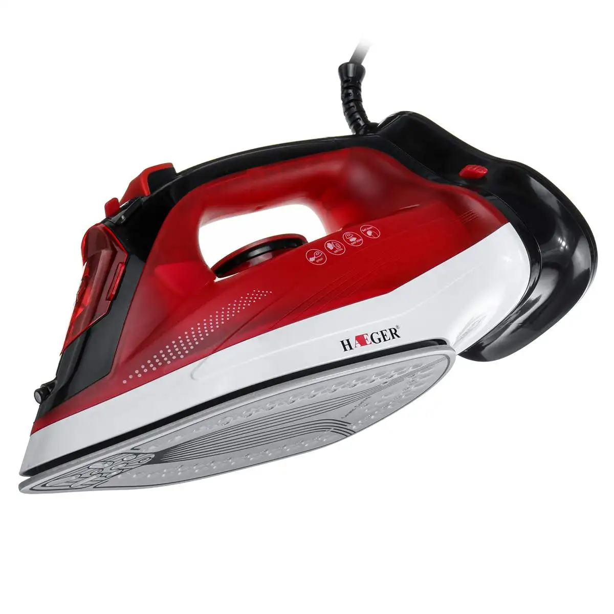 2000W Red 2600 Вт/2000 Вт 3 регулировка скорости керамическая пластина профессиональный беспроводной Утюг глажка Электрический Утюг паровой Утюг быстрая глажка - Цвет: 2000W Red