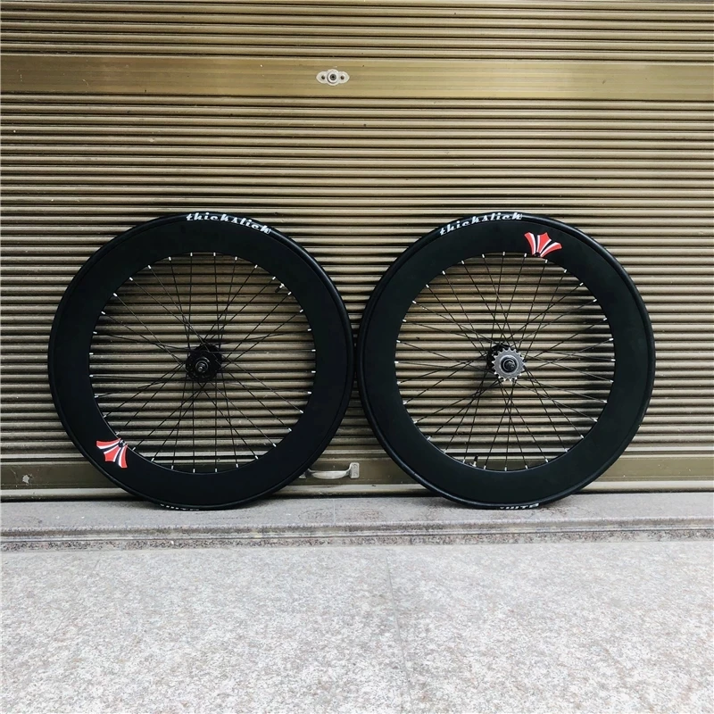 700C Fixie гусеничный Велосипед колесный обод 70 мм передняя и задняя 32H ступица
