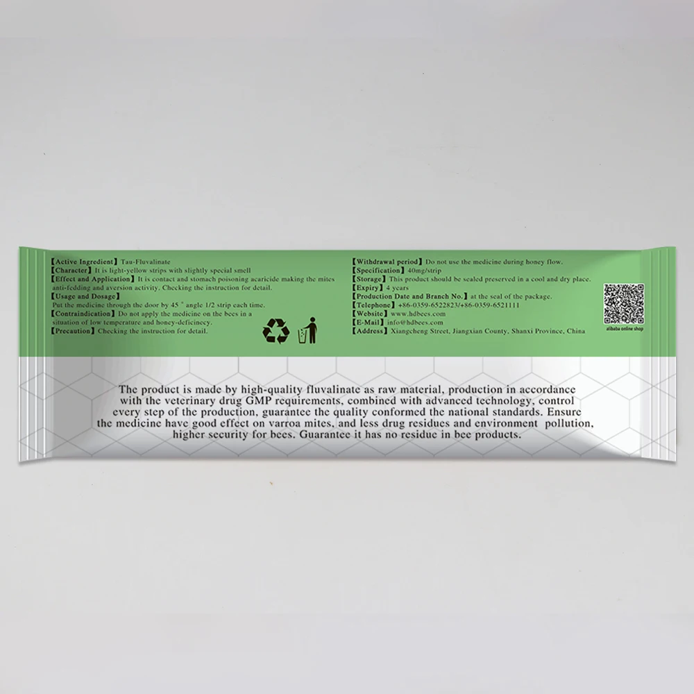 80 шт флувалинат полоски клеща Пчеловодство Товары добавка с высокой