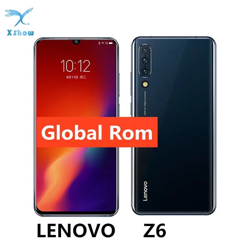 Глобальная прошивка Lenovo Z6 Snapdragon 730 6 ГБ 64 Гб Смартфон Quad камеры 39 &quotOLED экран на