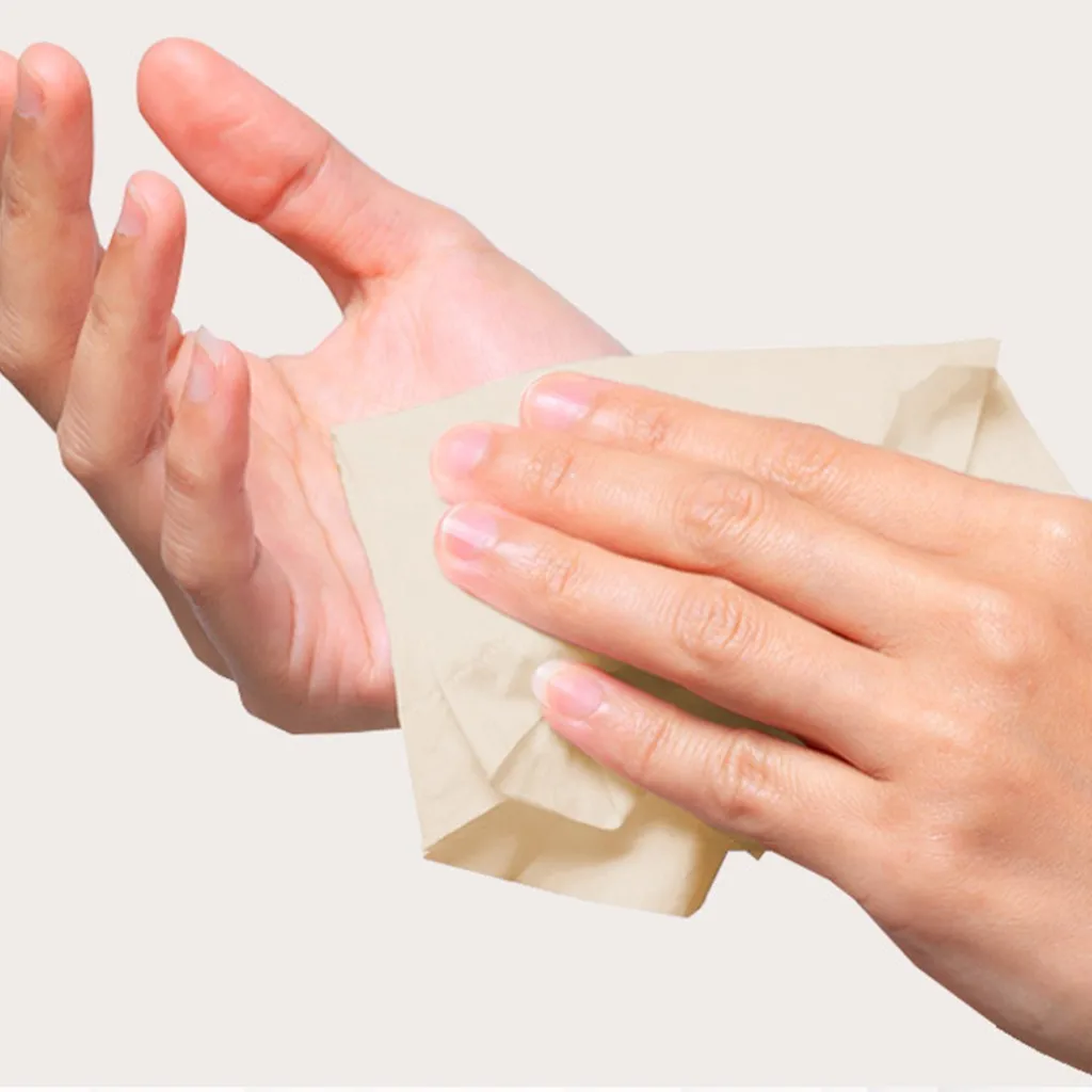 12 рулонов салфетки для ручной чистки из твердой бумаги 4 слоя C складные бумажные