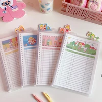 yhsmtg new arrival kawaii b5 binder refillable vocabulary word book foreign languages memory notebook school stationery