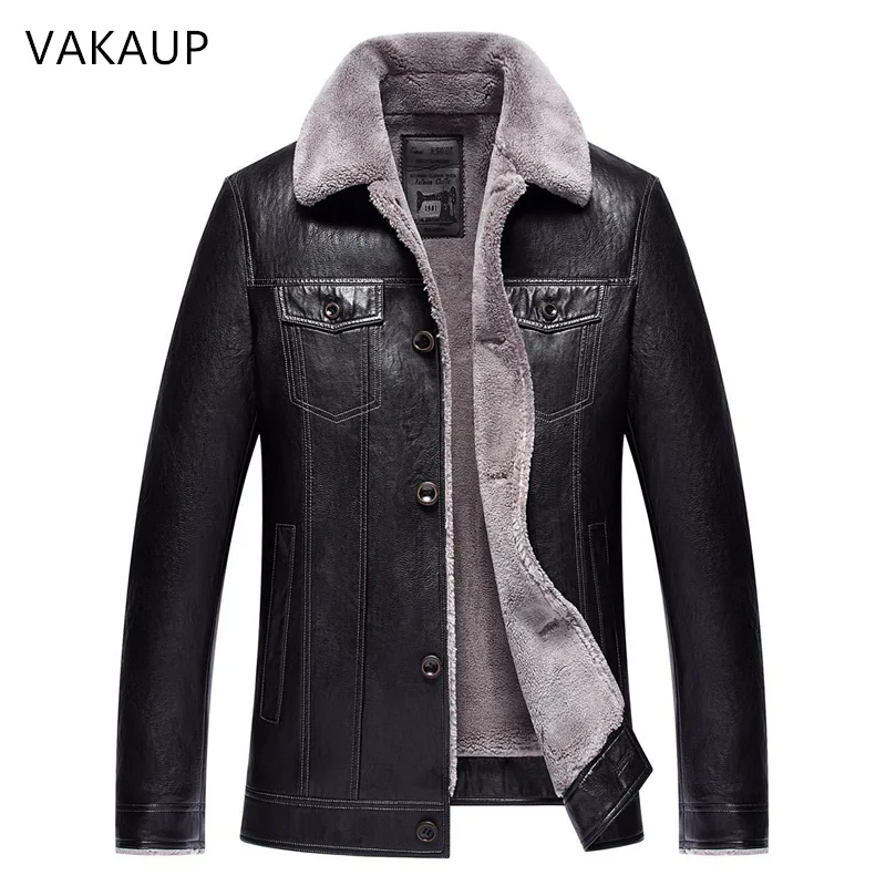 2020 Мужская одежда новые кожаные куртки высокого качества зимняя кожаная куртка