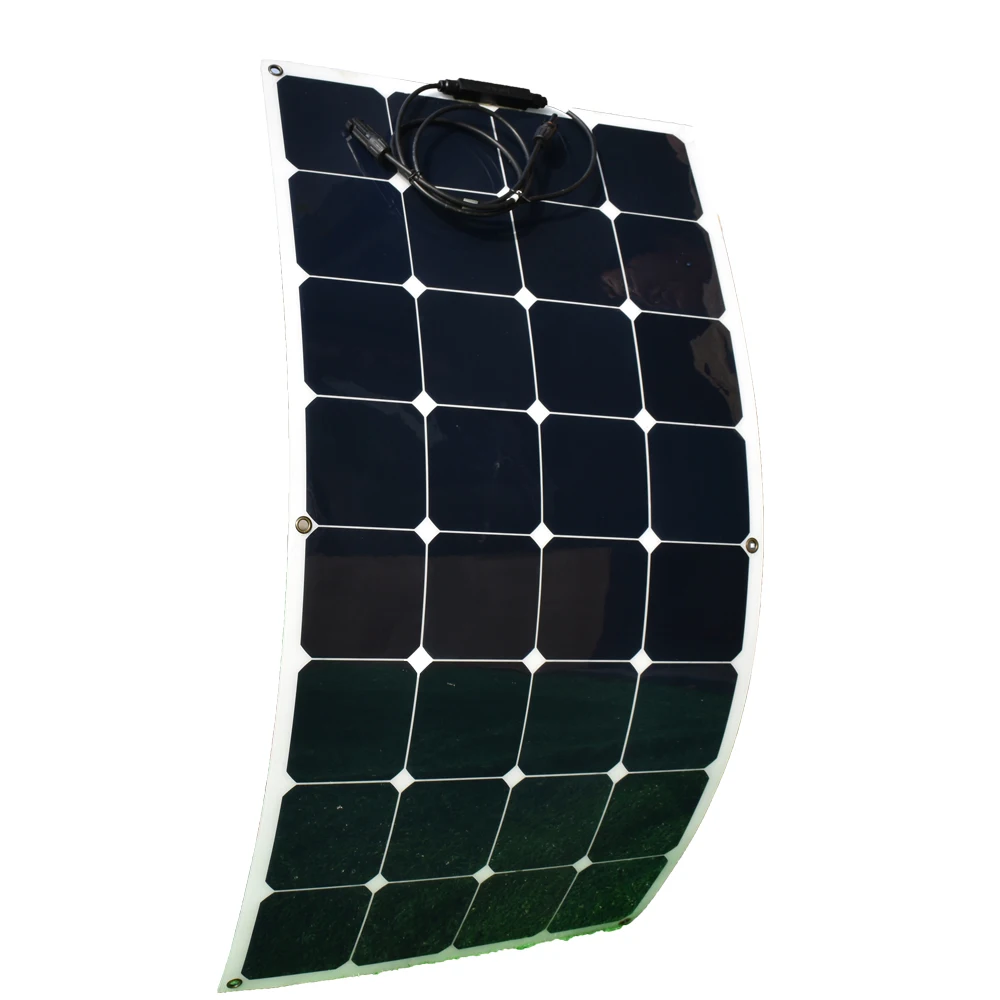 Комплект гибкой солнечной панели Sunpower 12 В 100 Вт 200 ETFE или PET США импортная ячейка