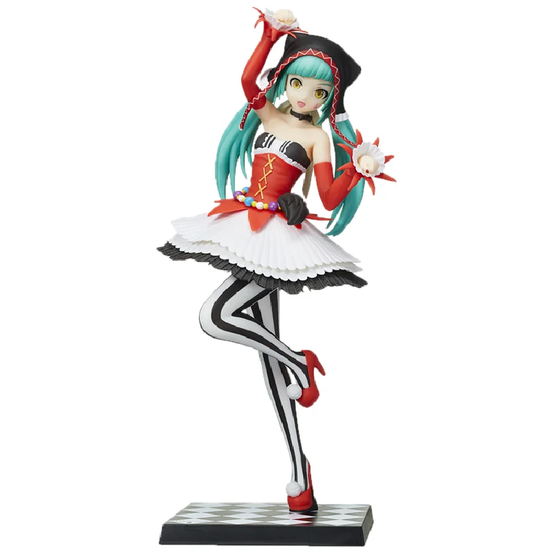 

Bandai Anime Girl Spm Project Diva Miku Pierretta Action Figure Boxed Pvc Model Adult Doll Decoration Toy Children's Gift