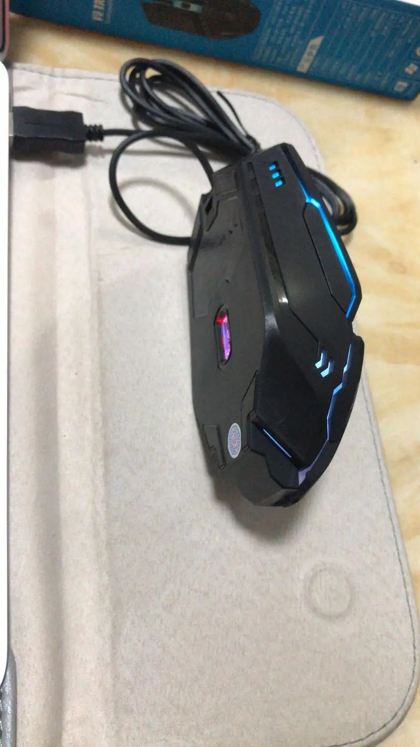 Профессиональный кабель игровой мыши красочный свет dpi светодиодный привод USB