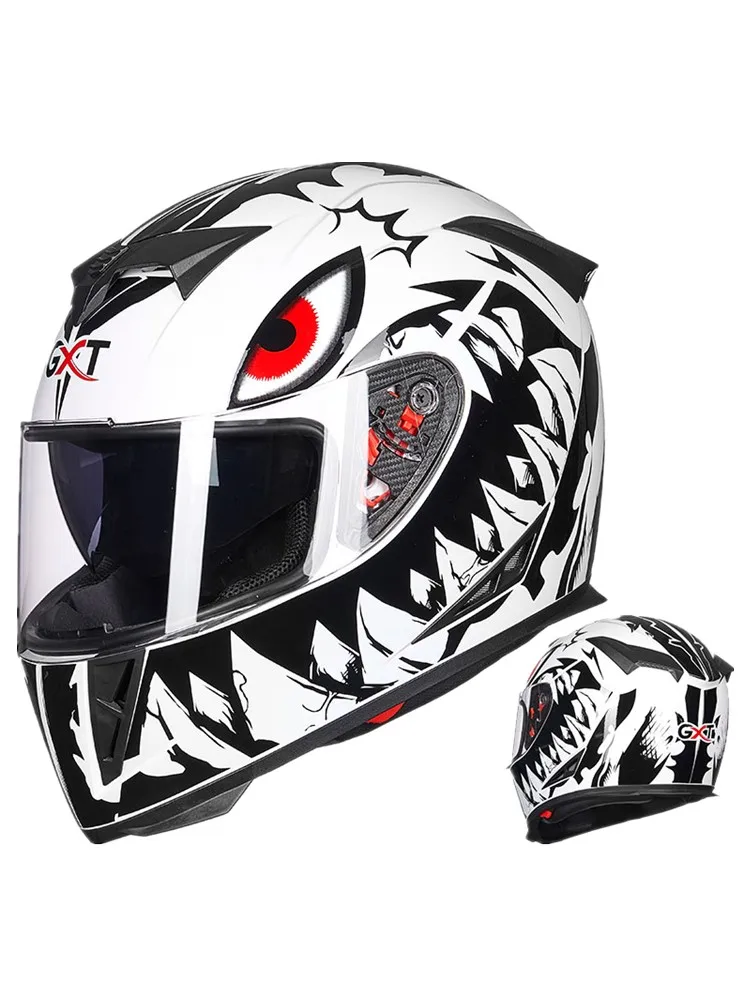 Зимние мотоциклетные шлемы для мужчин и женщин GXT на все лицо новинка гоночные