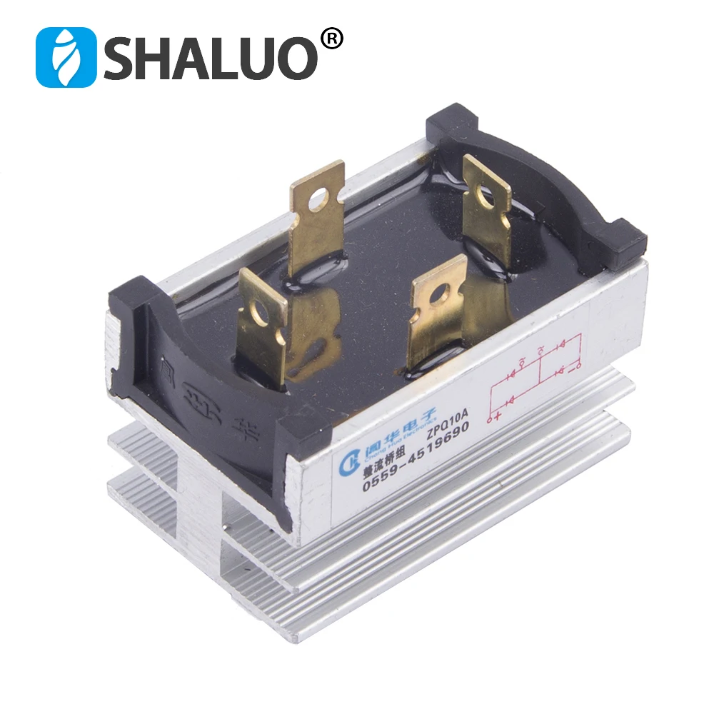Выпрямитель генератора ZPQ10A 10amp однофазный диодный мост стандартный выпрямитель