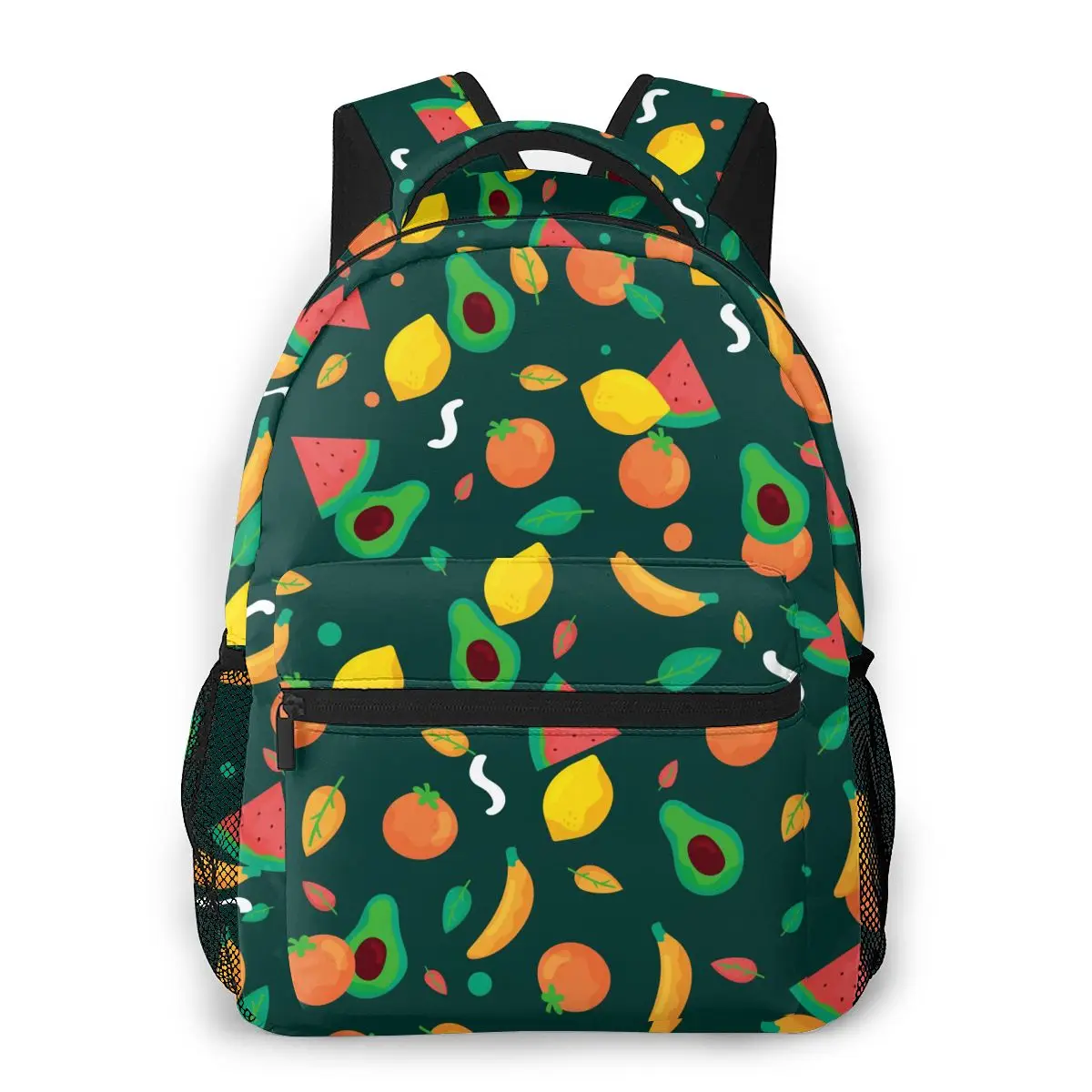 

Backpack Women Shoulder Bag For Teenage Girls Fruits Avocado Bananas Bagpack Female Ladies School Backpack