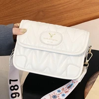 sewing thread pattern handbags for women embroidery thread shoulder bag small flap messenger bag ladys quilted crossbody bag sac