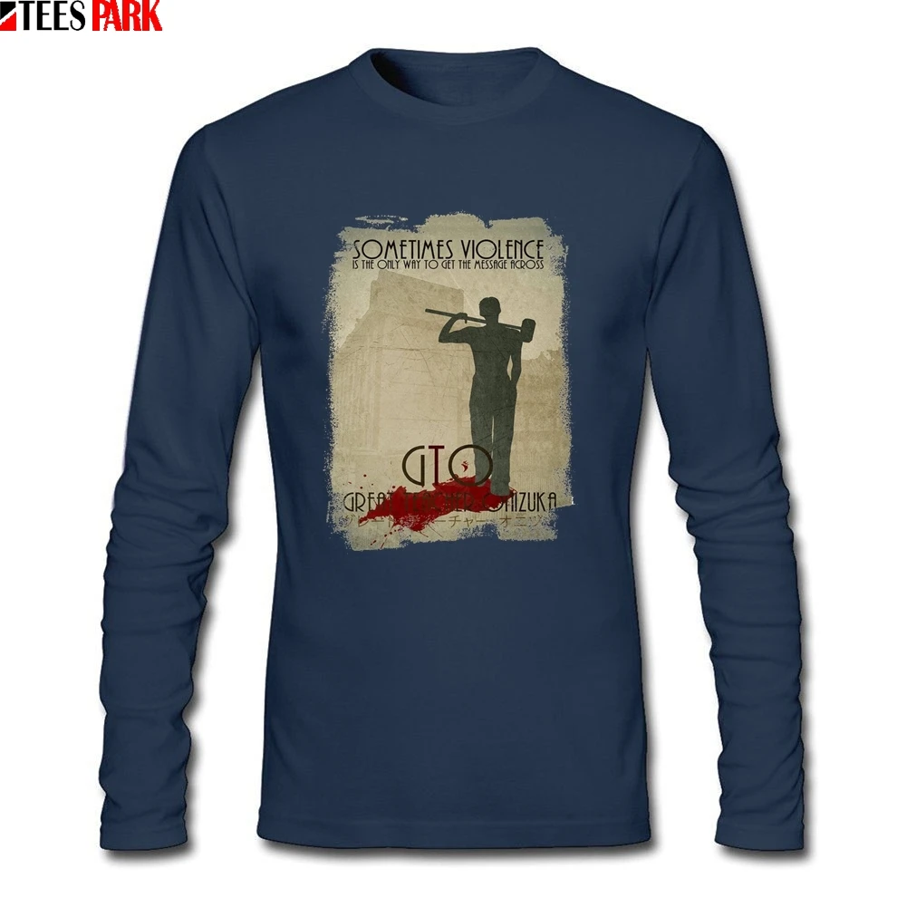 GTO великий учитель онидзука футболки с аниме рисунком мужские стильные 100%