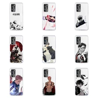 jujutsu kaisen phone case for huawei p40 p30 p20 mate honor 10i 30 20 i 10 40 8x 9x pro lite transparent cover