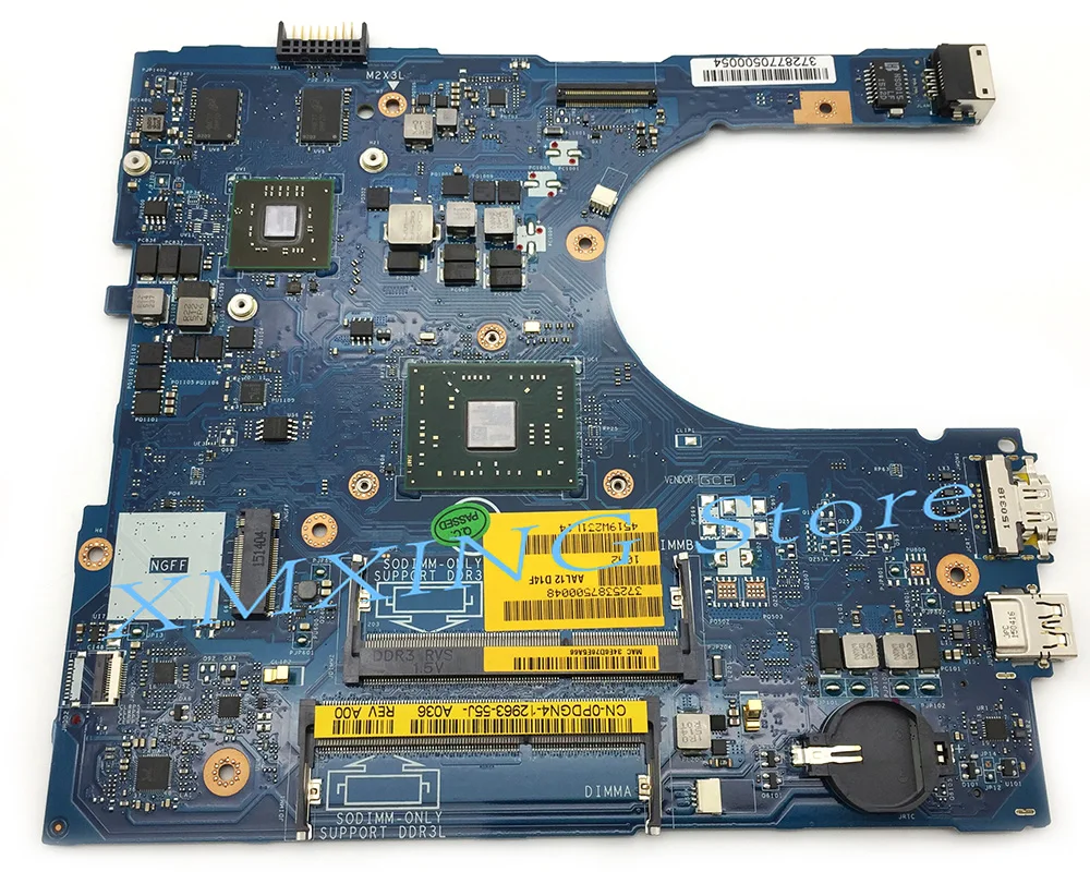 Материнская плата FULCOL для DELL INSPIRON 15 5455 5555 материнская ноутбука ЦП E2-7110 0PDGN4 PDGN4