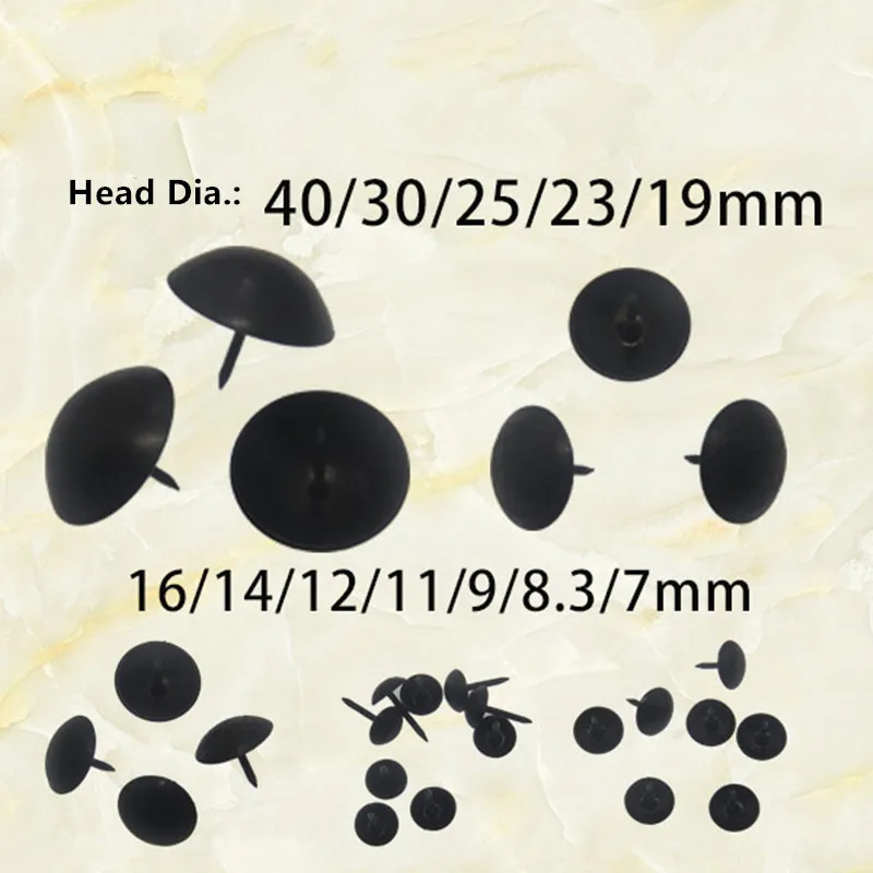 100 шт черный железный гвоздь антикварные ювелирные изделия Чехол Коробка