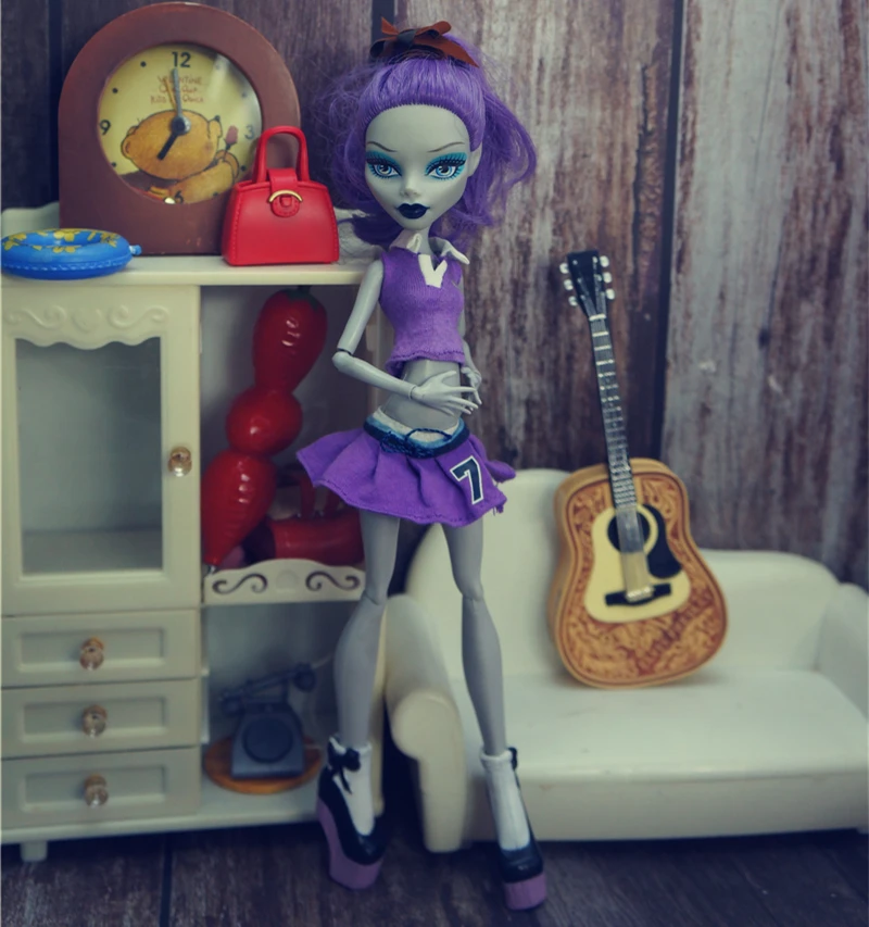 Всех видов одежды для школьников Monster High Одежда кукол повседневная одежда MONSTER Wave