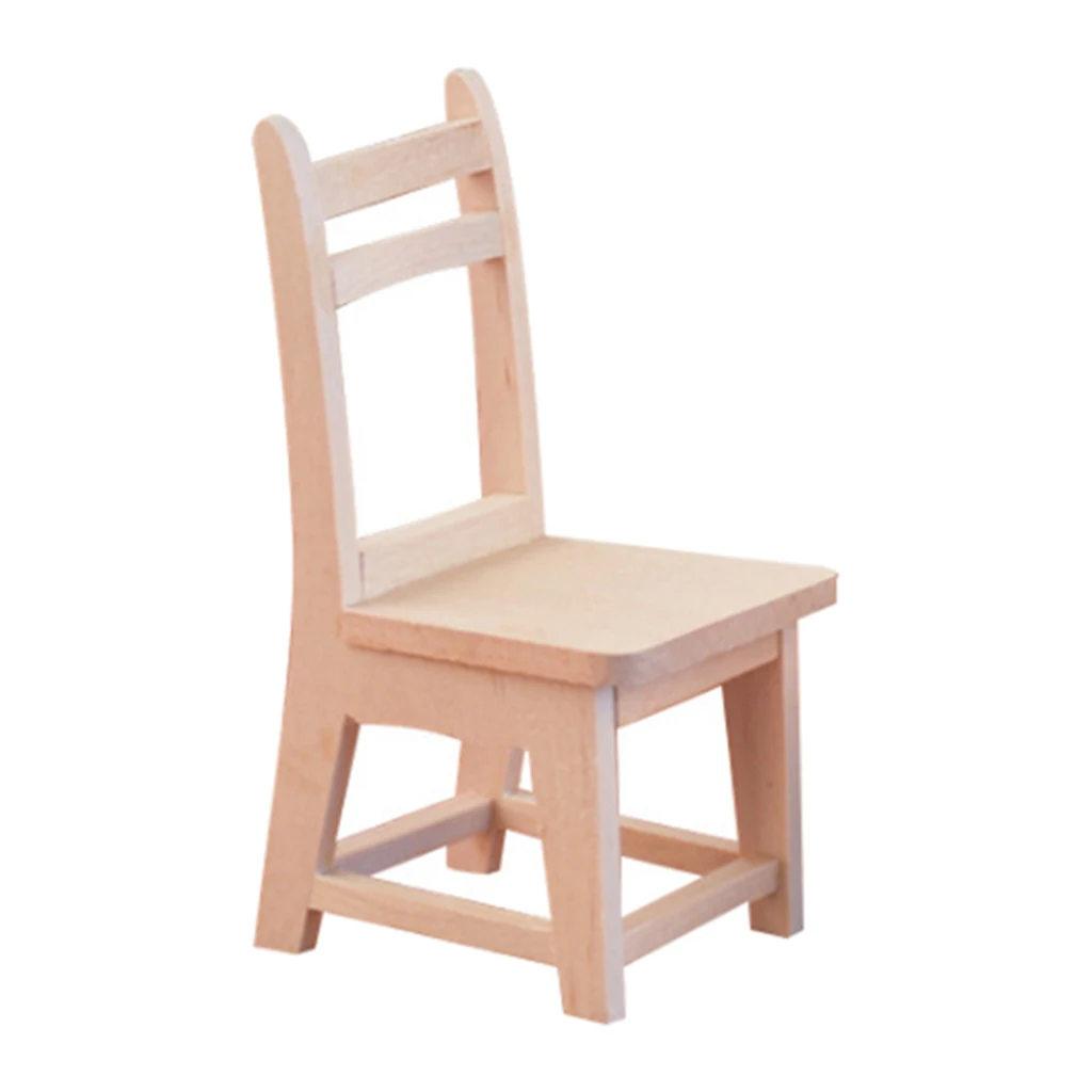 

Миниатюрный стол 1:12, стул, миниатюрная мебель для кукольного домика, украшение для столовой