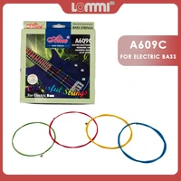 lommi alice a609c electric bass strings hexagonal core colorful nickel alloy wound 1 st 2 nd 3 rd 4 th electric bass accessories