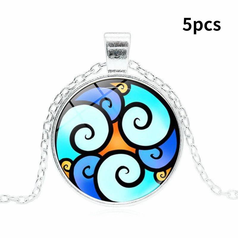 

New Avatar The Last Airbender Gem Glass Pendant Women Neck Chains Kingdom 2020 Jewelry Christmas Gift necklace women