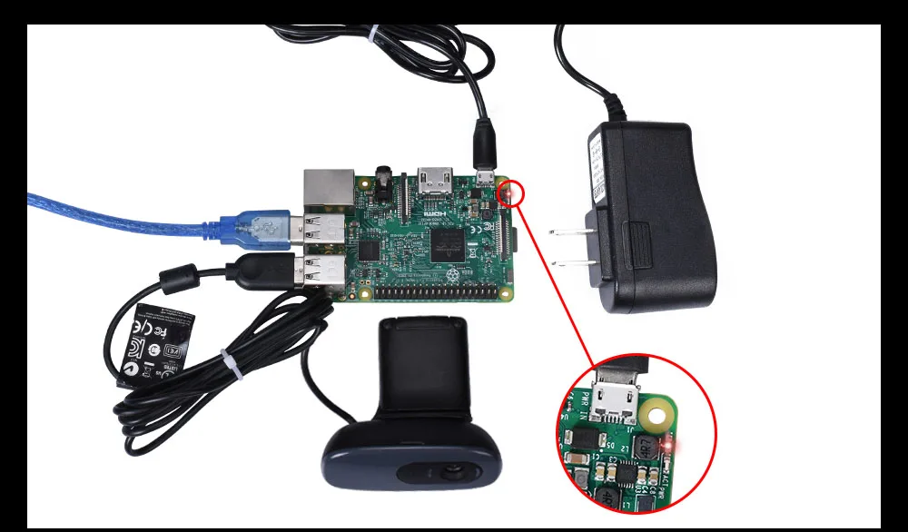 Octoprint Raspberry Pi 3 B Development Board Kit ram 1G с блоком питания камеры для Ender 3 3D-принтера Octoprint monitoring
