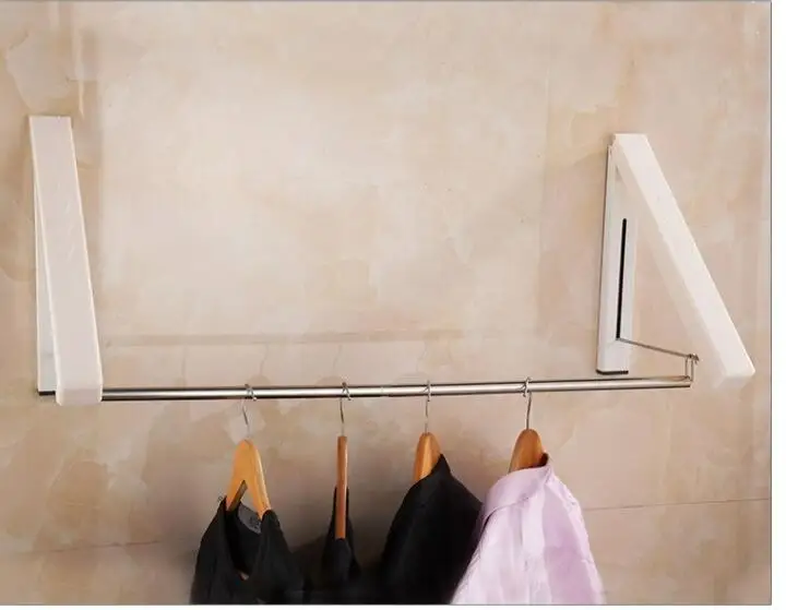 1 шт. складная настенная вешалка для одежды из алюминия|Крючки халата| |
