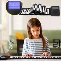 e piano flexible 88 key digital roll up hand roll up cheap kids electronic 88 keys touches keyboard musical instrument for child