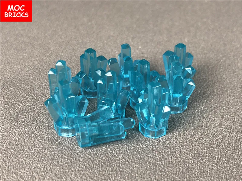 50 шт./партия кубики MOC Rock 1x1 Хрустальный руда камень подходит для 30385