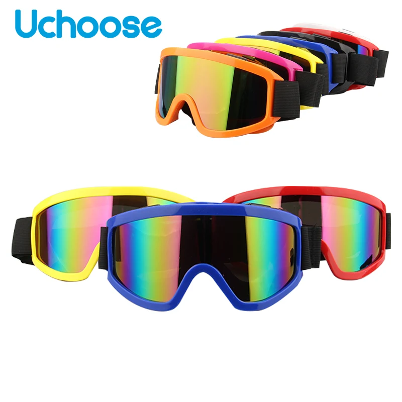 

Protective Glasses Motorcycle Helmet Outdoor Sports Windproof Dustproof Eye Glasses Ski Snowboard Goggles Motocross Riot Control