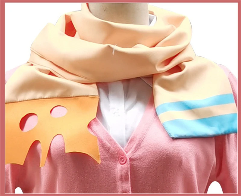 

Mitsuba Cosplay Shirt Sweater Pants Scarf Toilet Bound Hanako Kun Anime Adult COS Apparel Set Christmas Halloween Gift