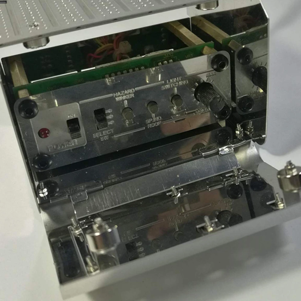 Блок переключателя управления 4 в 1 металлический ящик 1/14 Tamiya для тягача