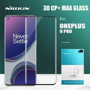 nillkin for oneplus 9 pro glass cp max 3d full cover one plus 9 pro tempered glass screen protector for oneplus 9 pro hd glass free global shipping